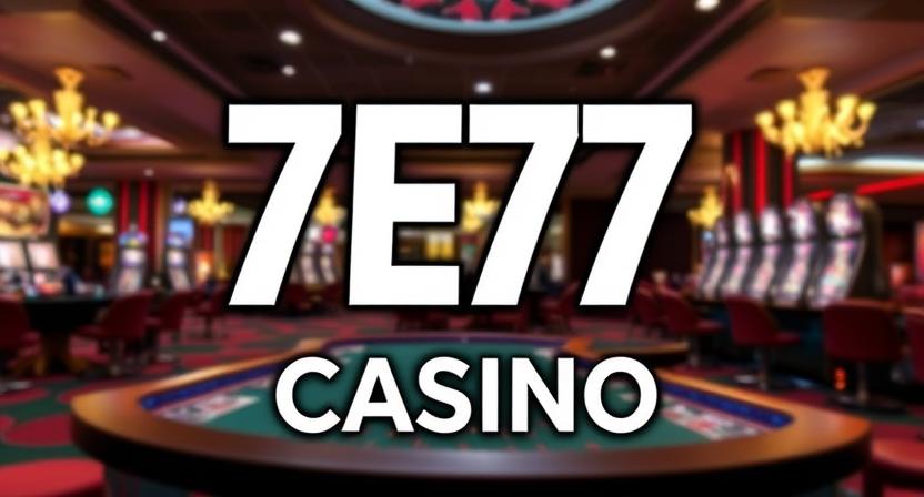 Live dealers and slot thrills at 7E77 casino