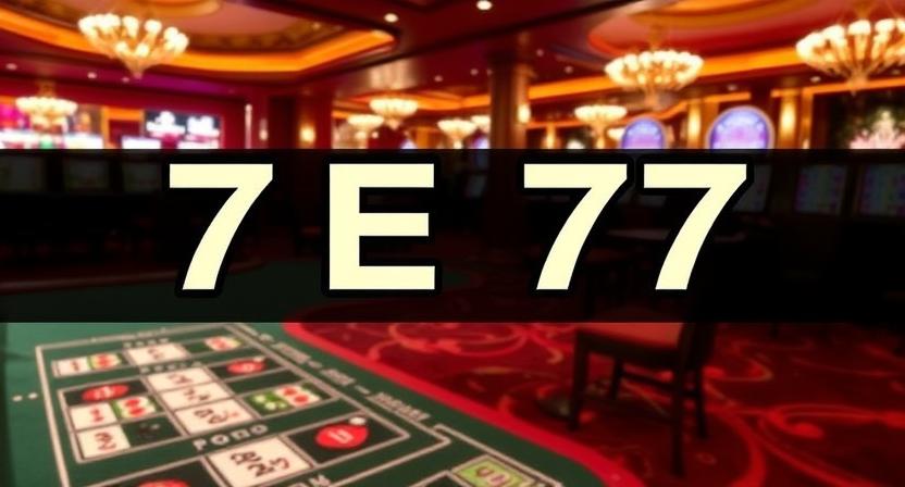 Secure gaming environment at 7E77 casino